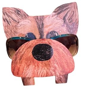 Yorkie glasses holder. A cute way to keep your glasses safe, or show your love!
